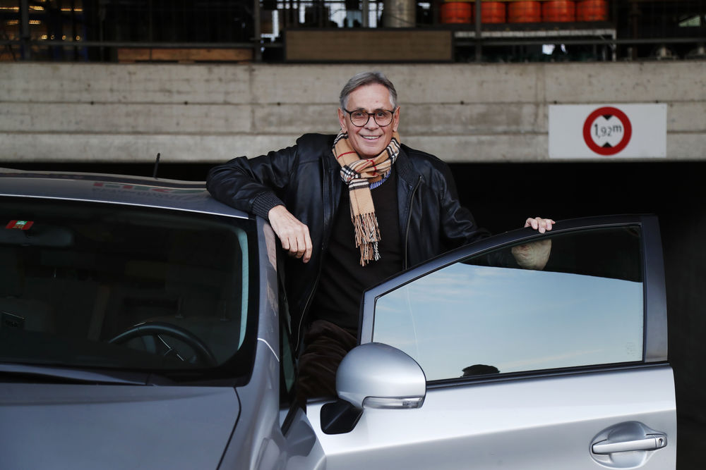 Rüstiger Rentner: Für Fredy Weber (66) ist Uber der perfekte Nebenjob in der Rente.