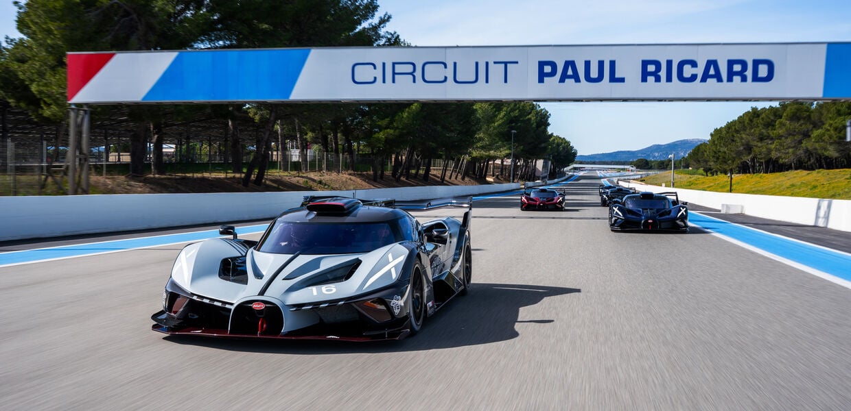 Trackday à la Bugatti