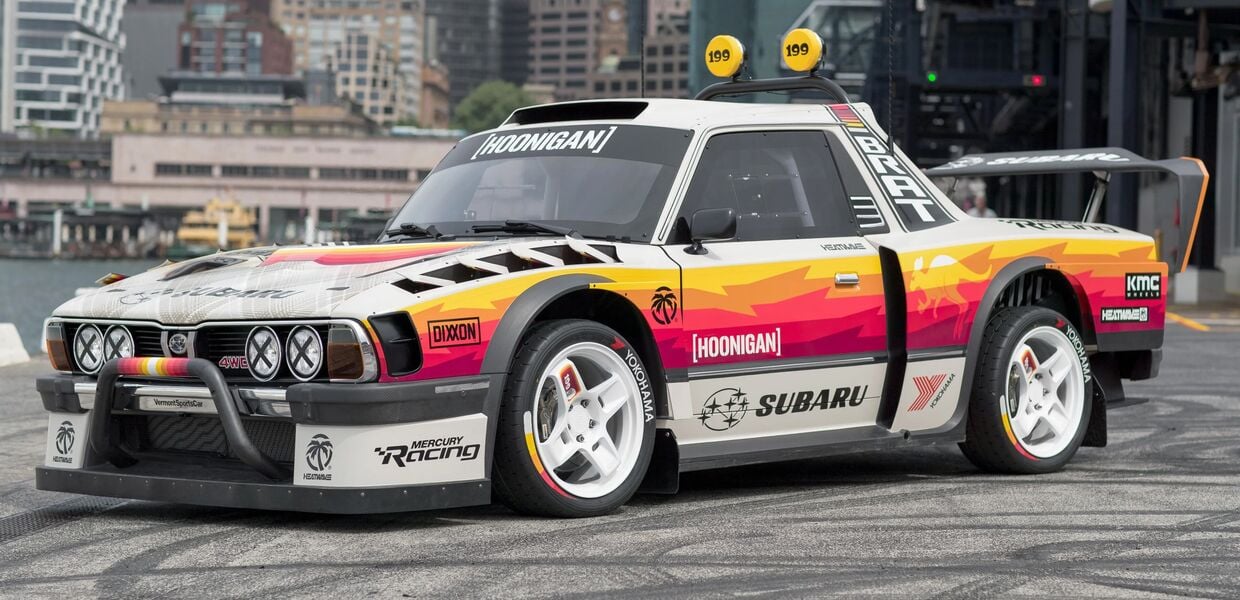 Aussie-Drift-Orgien im Subaru Brataroo 