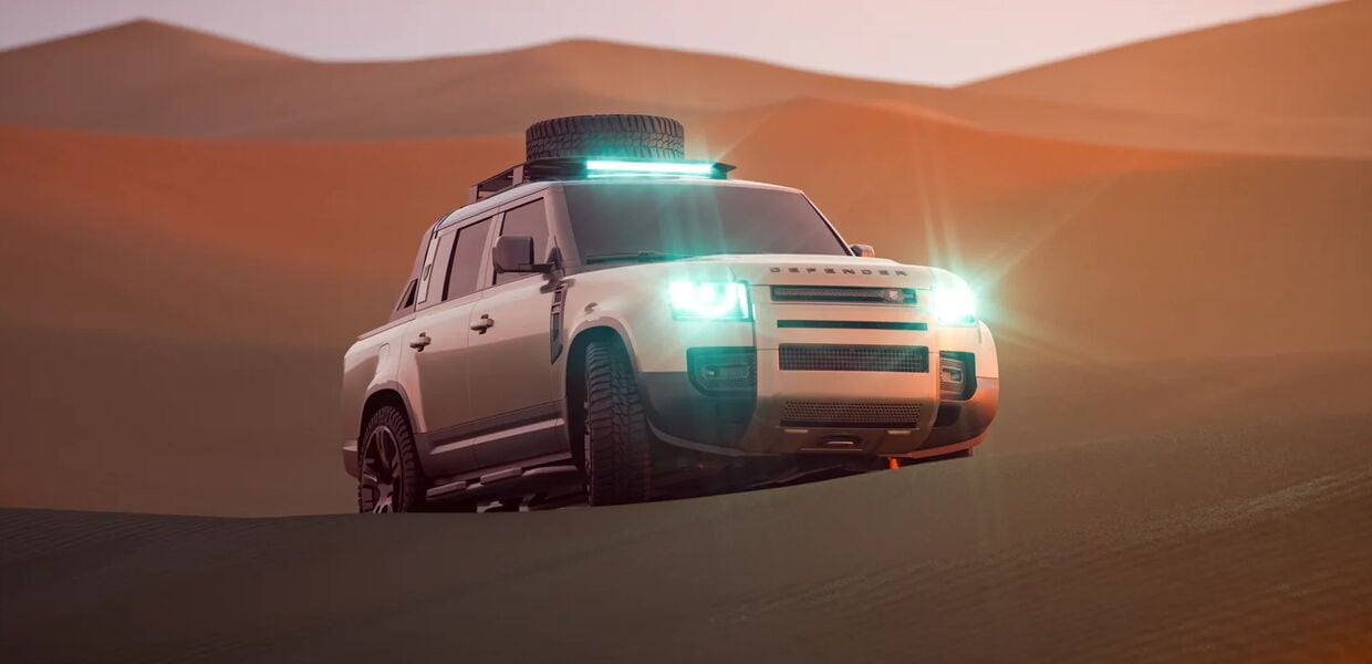 Defender 130 mit Pritsche statt Sitzen