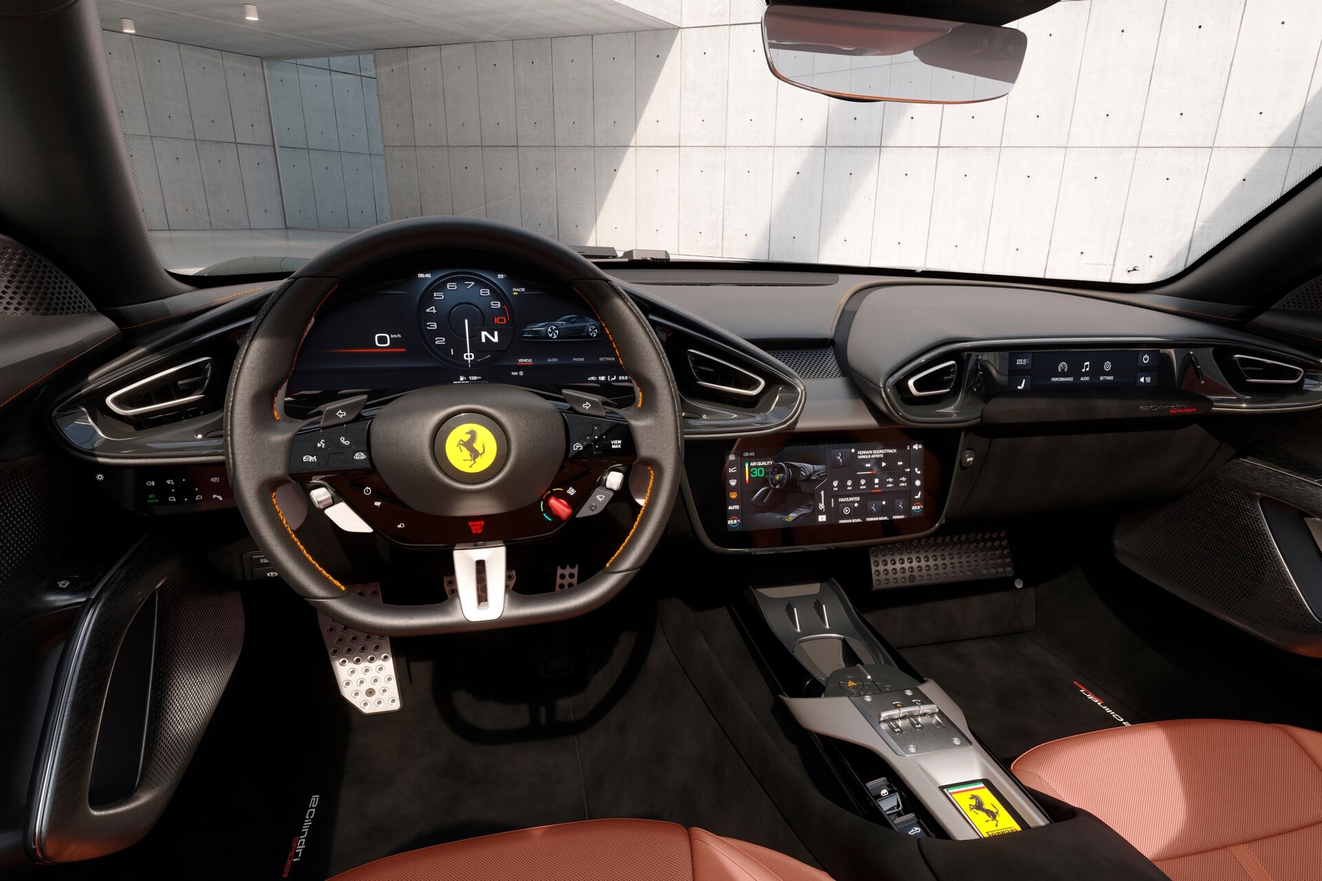 Ferrari 12Cilindri Cockpit