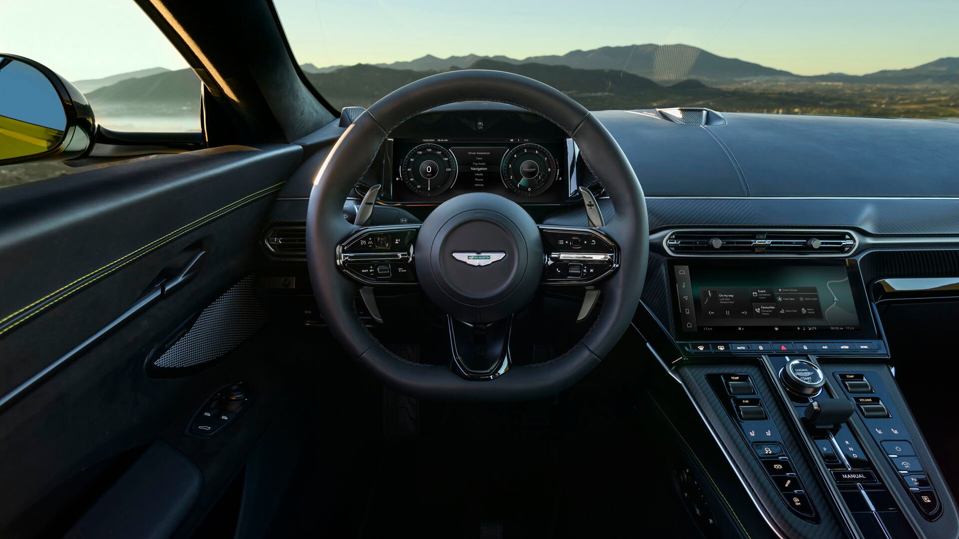 Aston Martin Vantage Innenraum