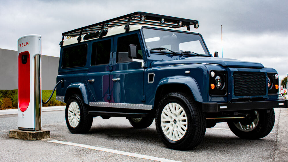 Tesl Rover Land Rover Defender mit Tesla-Power | auto-illustrierte - Das Schweizer ...