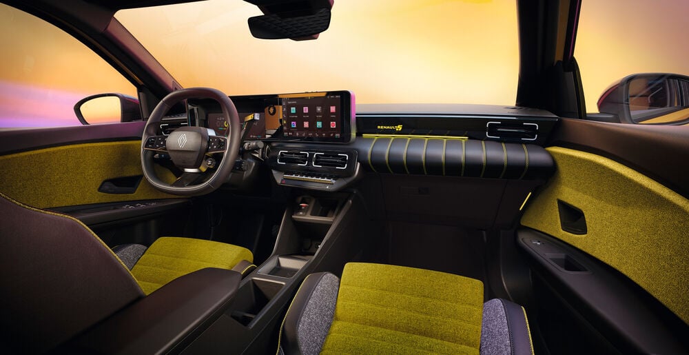 Innenraum des Renault 5 E-Tech Electric (2024)