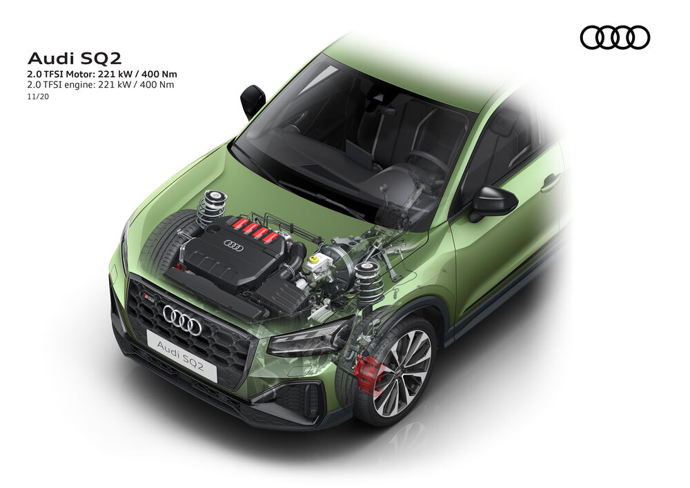 Audi SQ2 des Modelljahres 2021