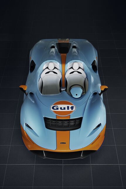 McLaren Elva im Gulf-Look von MSO